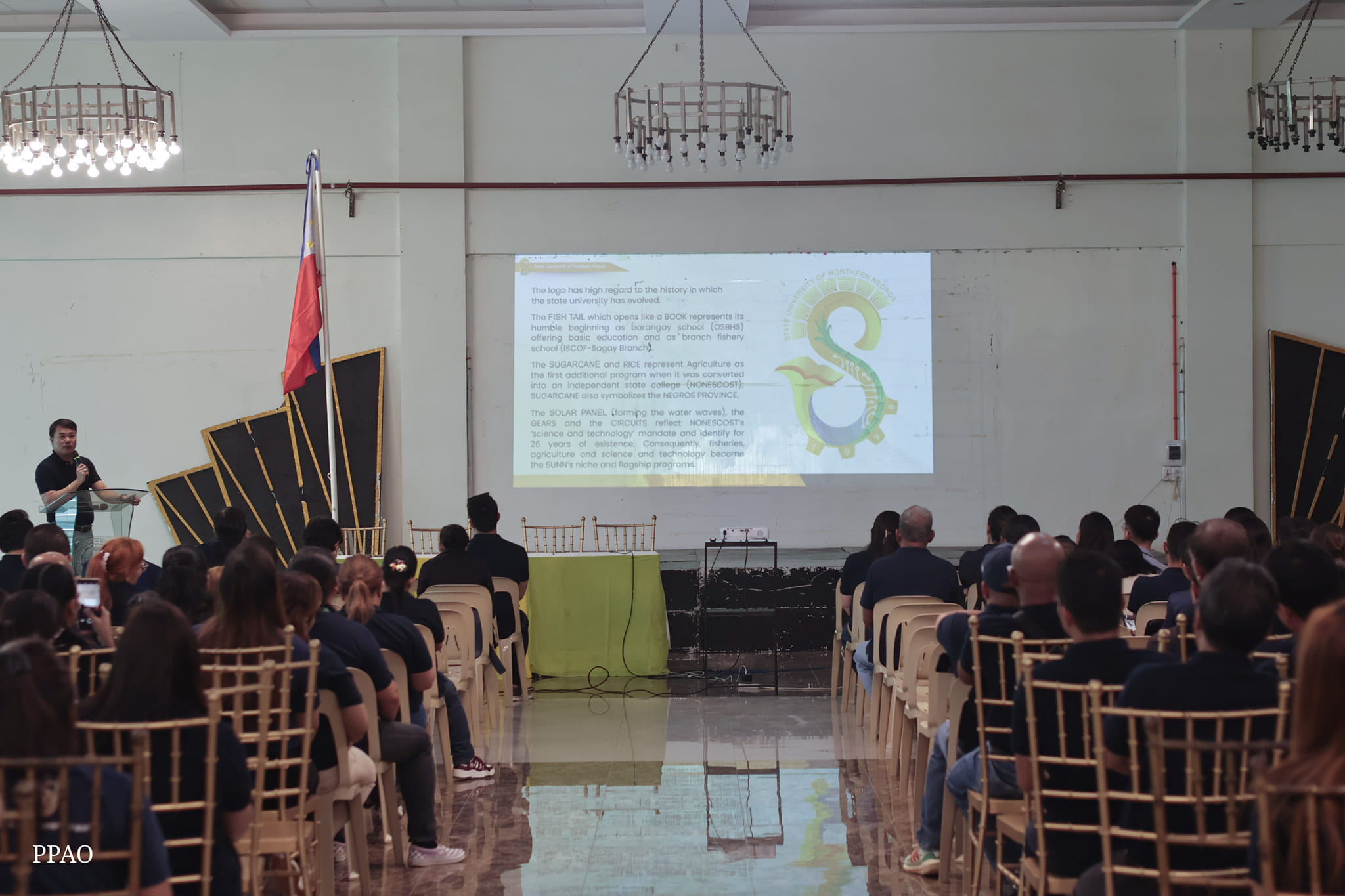 The state university of northern negros held its 1st general assembly